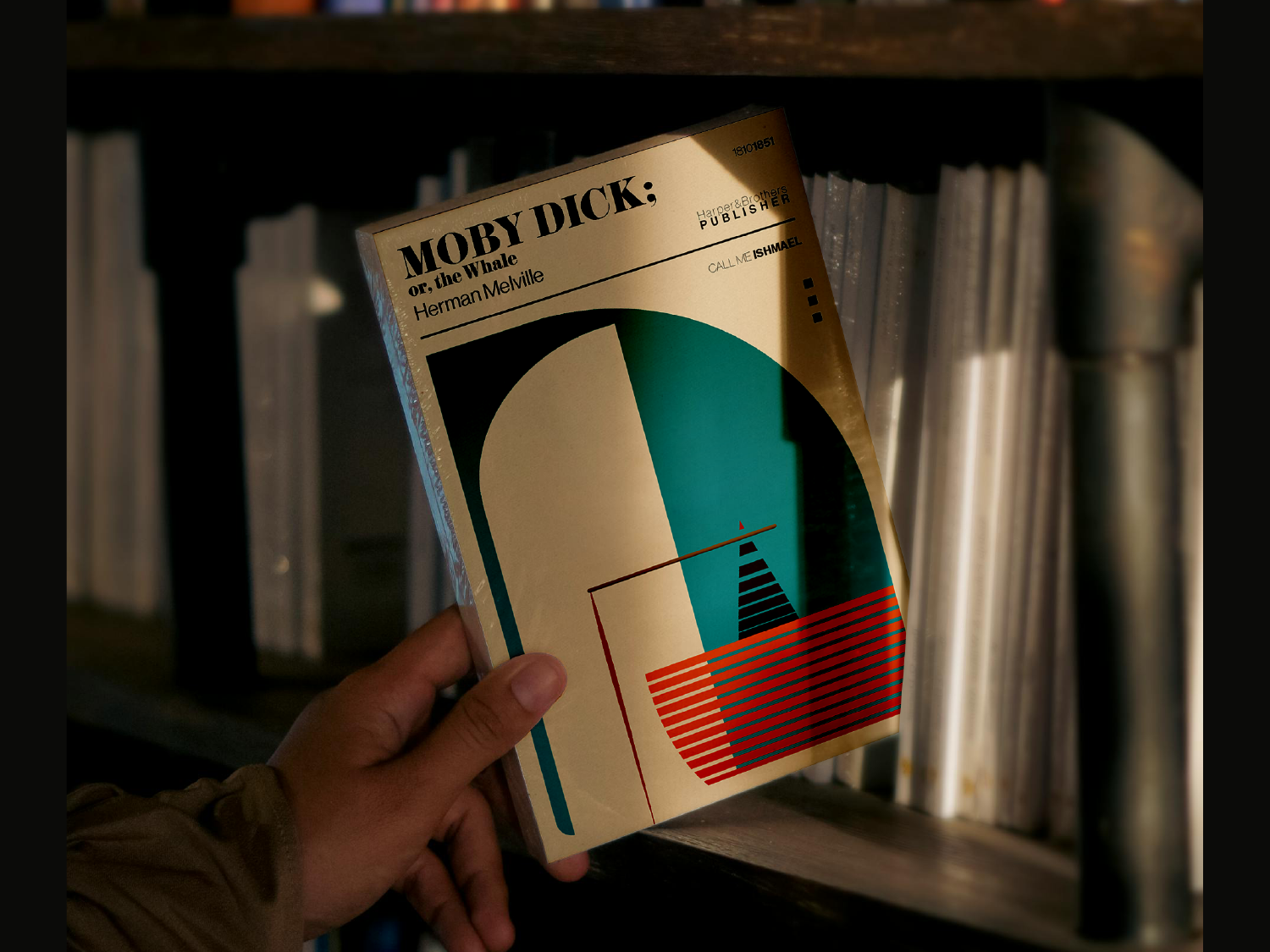 MobyDick_MockUp_Landscape 1 Mock Up of Moby Dick; or, the Whale by Herman Melville