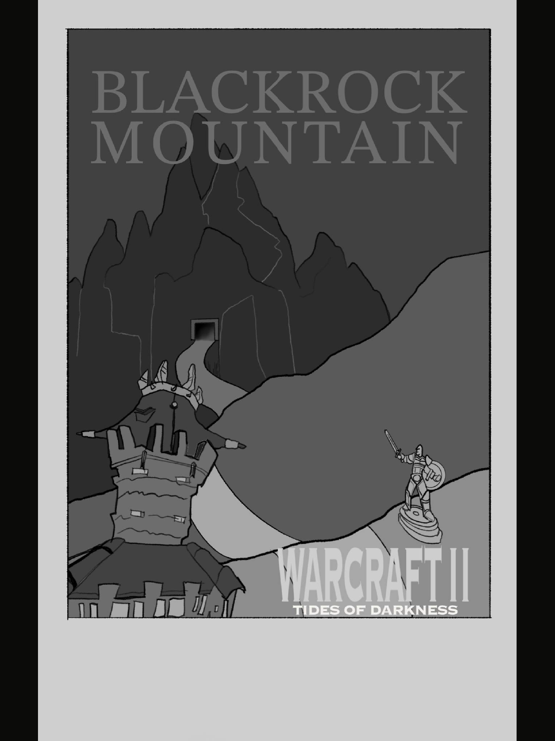 Warcraft II: Tides of Darkness concept sketch.
